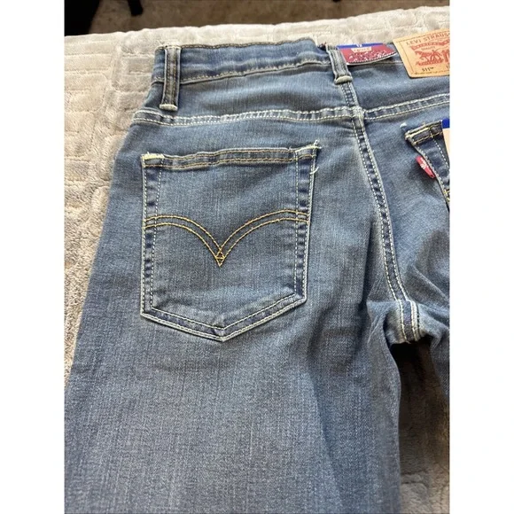 Levi's Boys Youth Jeans  511 Slim Flex Stretch Denim‎ Blue Jeans Size 12 NWT - Picture 12 of 12